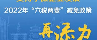一圖了解：支持小微企業(yè)發(fā)展，2022年“六稅兩費(fèi)”減免政策再添力